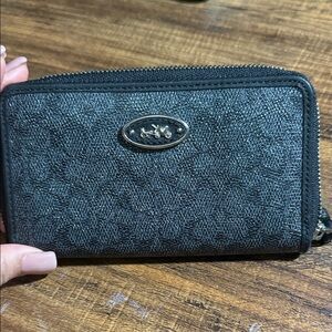 Coach Black Wallet